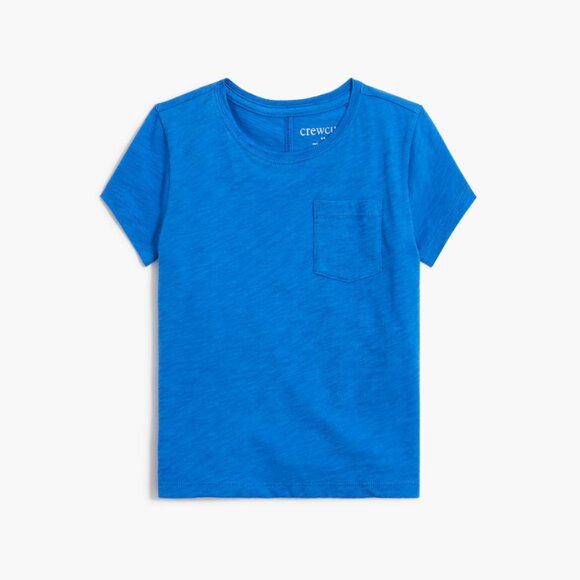 NWT J. Crew Crewcuts Girls' Weekend Tee Santorini Blue M - Picture 1 of 8